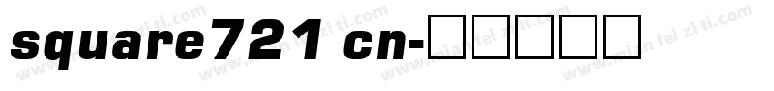 square721 cn字体转换